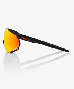 100% Europe RACETRAP 3.0 - Soft Tact Black - HiPER Red Multilayer Mirror Lens