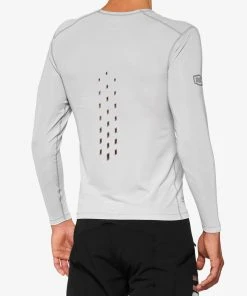 100% Men's Jerseys R-CORE CONCEPT Long Sleeve Jersey Grey