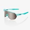 100% Europe S2® - Polished Translucent Mint - HiPER® Silver Mirror Lens Sunglasses