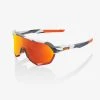 100% Europe S2® - Soft Tact Grey Camo - HiPER® Red Multilayer Mirror Lens Sunglasses