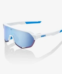 100% Europe Sunglasses S2® SE Movistar Team White - HiPER® Blue Multilayer Mirror Lens