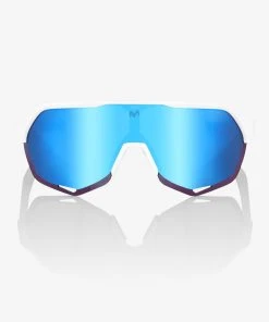 100% Europe Sunglasses S2® SE Movistar Team White - HiPER® Blue Multilayer Mirror Lens