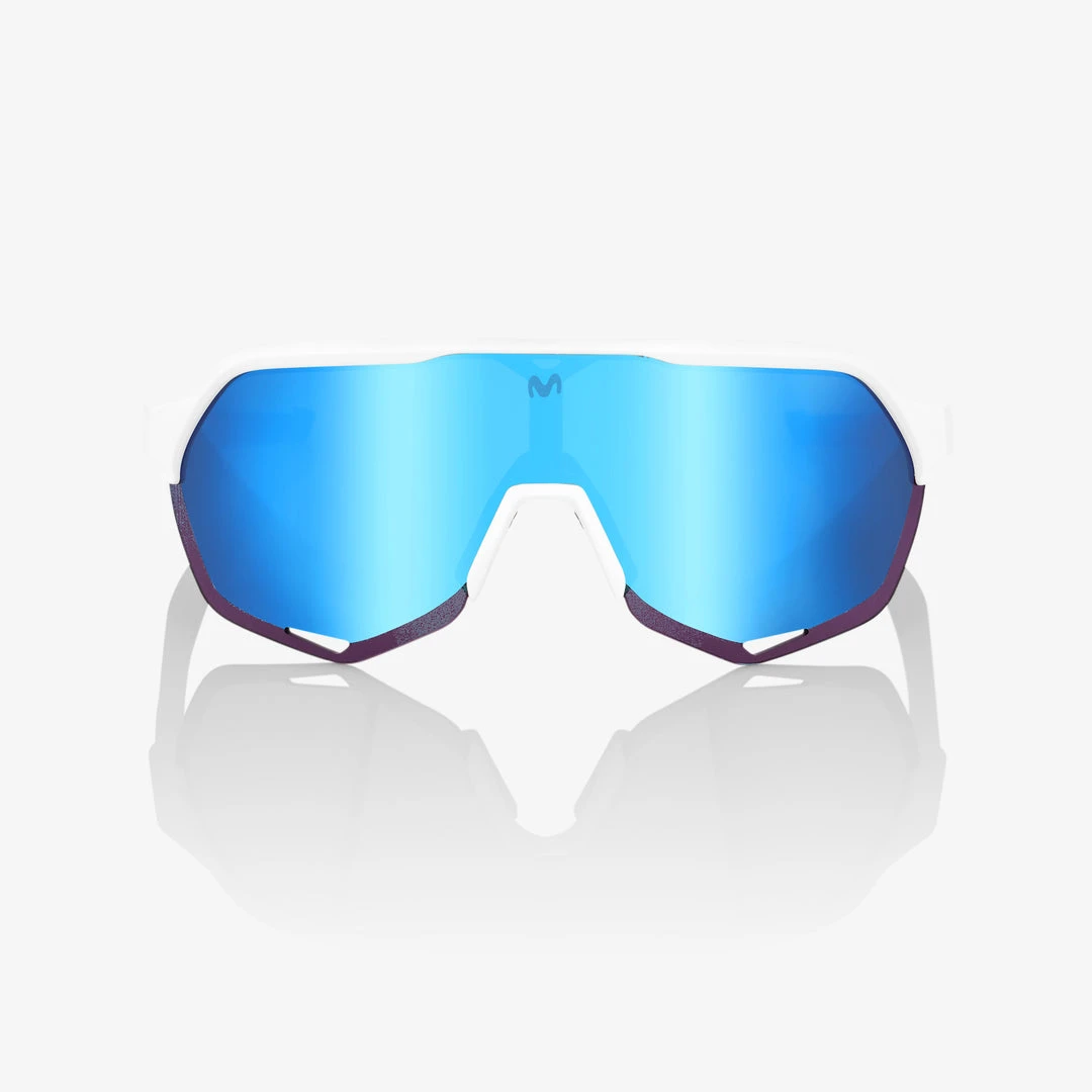 100% Europe Sunglasses S2® SE Movistar Team White - HiPER® Blue Multilayer Mirror Lens 4 100% Europe Sunglasses S2® SE Movistar Team White - HiPER® Blue Multilayer Mirror Lens