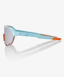 100% Europe S2®- Soft Tact Two Tone - HiPER® Silver Mirror Lens Sunglasses