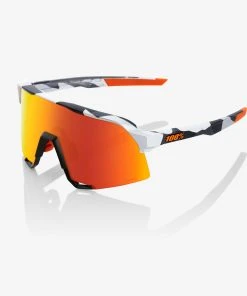 100% Europe S3 - Soft Tact Grey Camo - HiPER® Red Multilayer Mirror Lens