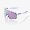 100% Europe S3 - Polished Translucent Lavender - HiPER® Lavender Mirror Lens Sunglasses