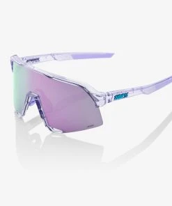 100% Europe Sales Shop 34 100% Europe S3 - Polished Translucent Lavender - HiPER® Lavender Mirror Lens Sunglasses