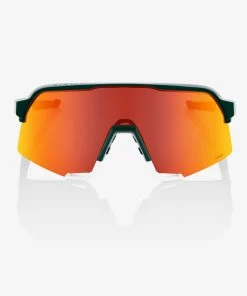 100% Europe S3® - BORA - Hansgrohe Team Gloss Metallic / Matte White - HiPER® Red Multilayer Mirror Lens