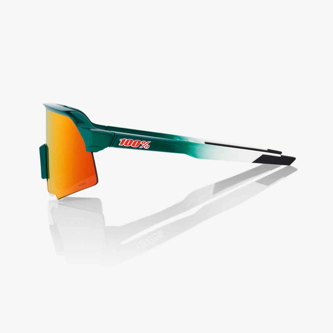 100% Europe S3® - BORA - Hansgrohe Team Gloss Metallic / Matte White - HiPER® Red Multilayer Mirror Lens 5 100% Europe S3® - BORA - Hansgrohe Team Gloss Metallic / Matte White - HiPER® Red Multilayer Mirror Lens