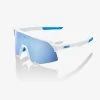 100% Europe S3® SE Movistar Team White - HiPER Blue Multilayer Mirror Lens