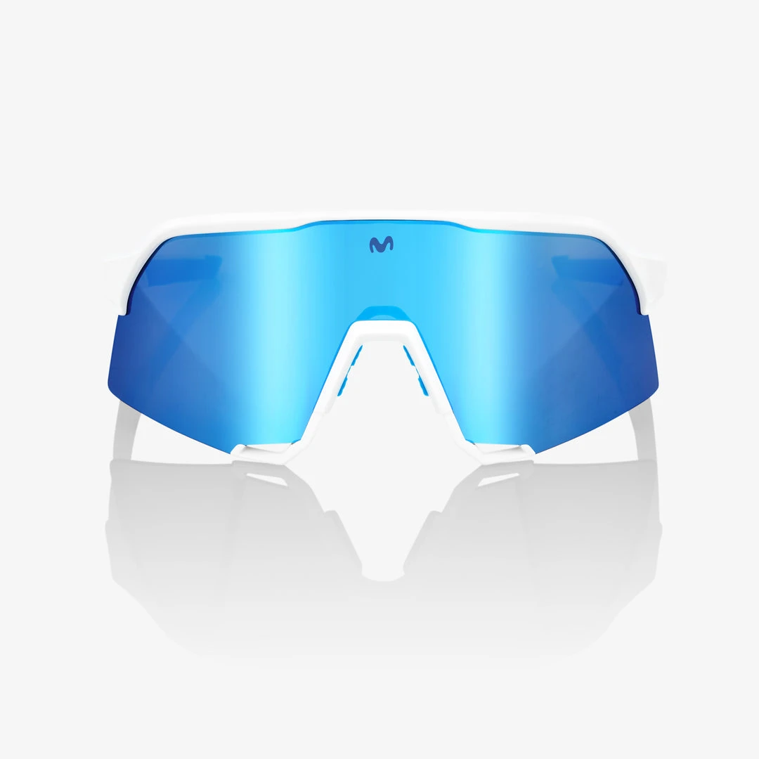 100% Europe S3® SE Movistar Team White - HiPER Blue Multilayer Mirror Lens 4 100% Europe S3® SE Movistar Team White - HiPER Blue Multilayer Mirror Lens