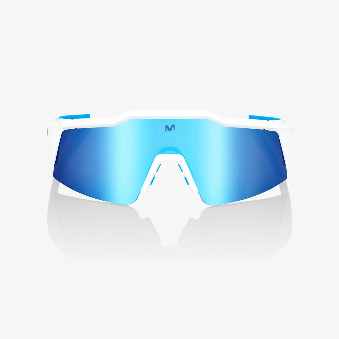 100% Europe Speedcraft® SL SE Movistar Team White - HiPER® Blue Multilayer Mirror Lens 4 100% Europe Speedcraft® SL SE Movistar Team White - HiPER® Blue Multilayer Mirror Lens