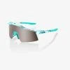 100% Europe Sunglasses SPEEDCRAFT® SL - Polished Translucent Mint - HiPER® Silver Mirror Lens