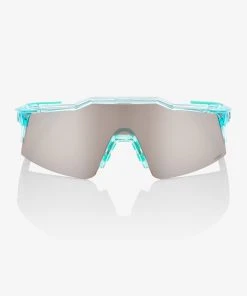 100% Europe Sunglasses SPEEDCRAFT® SL - Polished Translucent Mint - HiPER® Silver Mirror Lens