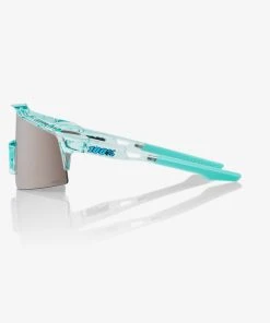 100% Europe Sunglasses SPEEDCRAFT® SL - Polished Translucent Mint - HiPER® Silver Mirror Lens