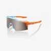 100% Europe SPEEDCRAFT® SL - Soft Tact Two Tone - HiPER® Silver Mirror Lens Sunglasses