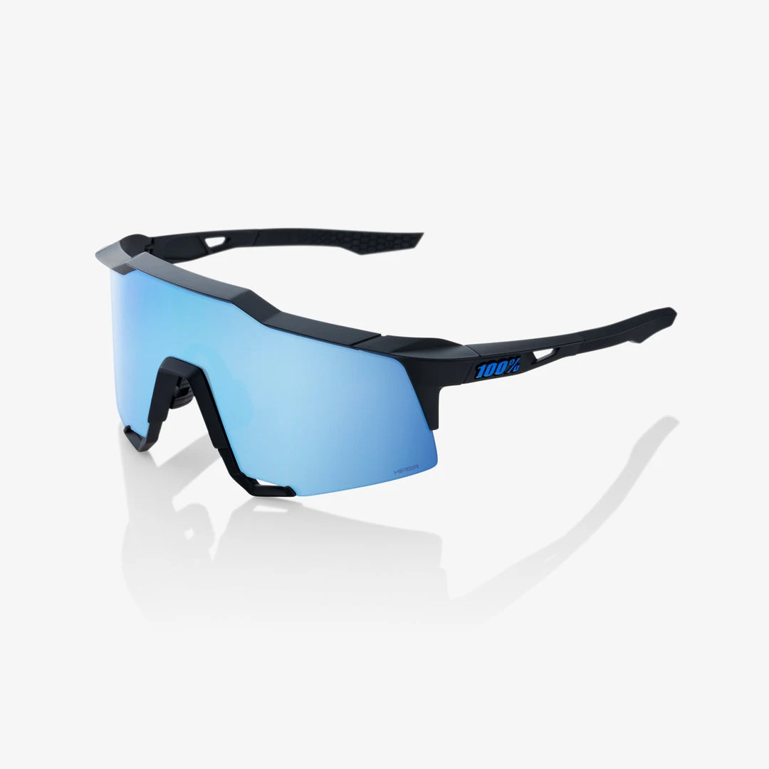 100% Europe SPEEDCRAFT® - Matte Black - HiPER® Blue Multilayer Mirror Lens Sunglasses 3 100% Europe SPEEDCRAFT® - Matte Black - HiPER® Blue Multilayer Mirror Lens Sunglasses