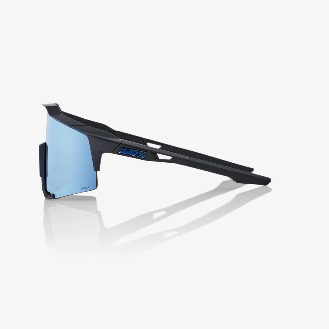 100% Europe SPEEDCRAFT® - Matte Black - HiPER® Blue Multilayer Mirror Lens Sunglasses 5 100% Europe SPEEDCRAFT® - Matte Black - HiPER® Blue Multilayer Mirror Lens Sunglasses