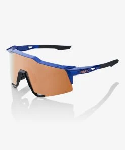 100% Europe Sunglasses SPEEDCRAFT® - Gloss Cobalt Blue - HiPER® Copper Mirror Lens