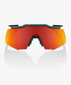 100% Europe SPEEDCRAFT® - BORA - Hansgrohe Team Gloss Metallic / Matte White - HiPER® Red Multilayer Mirror Lens