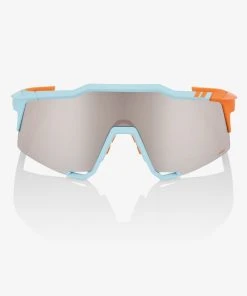 100% Europe SPEEDCRAFT® - Soft Tact Two Tone - HiPER® Silver Mirror Lens Sunglasses