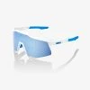 100% Europe Sunglasses Speedcraft® SE Movistar Team White - HiPER® Blue Multilayer Mirror Lens