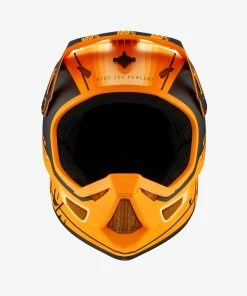 100% STATUS Youth Helmet Topenga Orange/Black Full Face