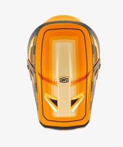 100% STATUS Helmet Topenga Orange/Black Full Face