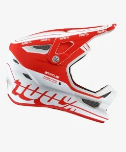 100% STATUS Helmet Topenga Red/White