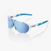 100% Europe WESTCRAFT + - Jorge Martin SE Polished Clear - HiPER Blue Multilayer Mirror Lens