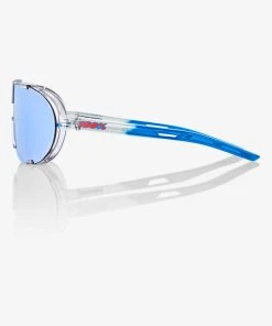 100% Europe WESTCRAFT + - Jorge Martin SE Polished Clear - HiPER Blue Multilayer Mirror Lens