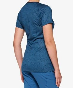 100% Women's Jerseys AIRMATIC Women's Short Sleeve Jersey Slate Blue