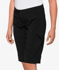 100% RIDECAMP Women's Shorts W/ Liner Black
