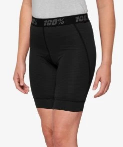 100% RIDECAMP Women's Shorts W/ Liner Black