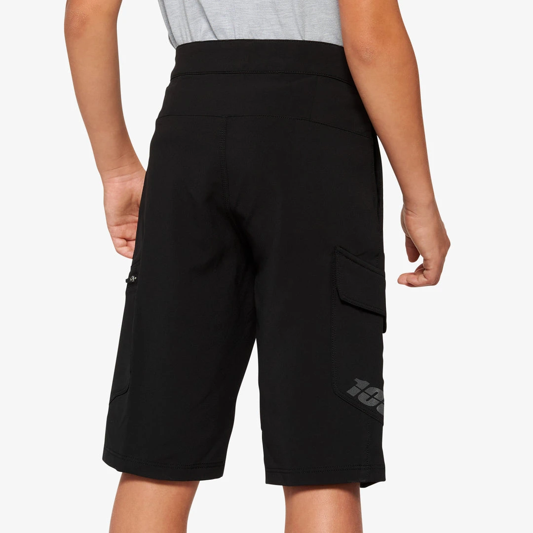 100% Youth Shorts And Pants RIDECAMP Youth Shorts W/ Liner Black 5 100% Youth Shorts And Pants RIDECAMP Youth Shorts W/ Liner Black