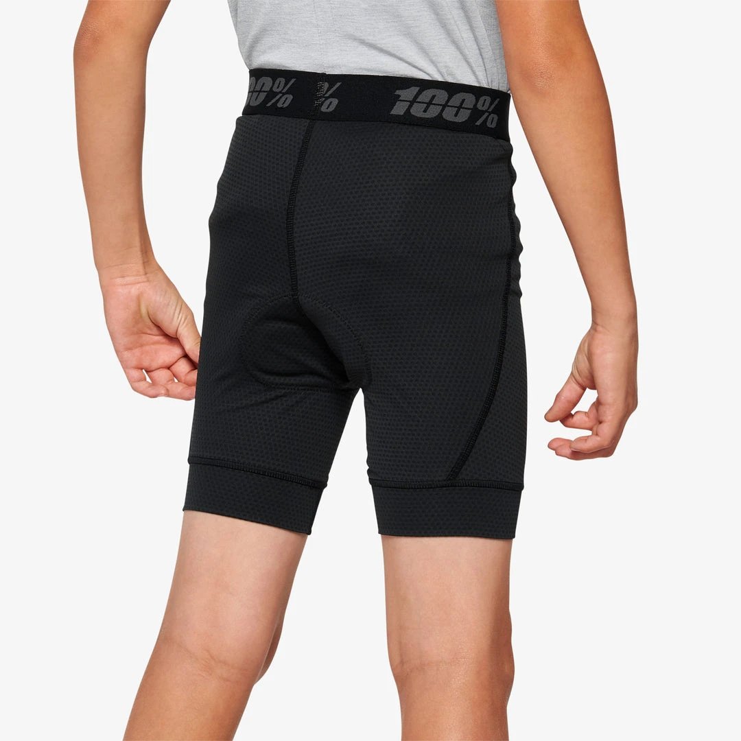 100% Youth Shorts And Pants RIDECAMP Youth Shorts W/ Liner Black 6 100% Youth Shorts And Pants RIDECAMP Youth Shorts W/ Liner Black