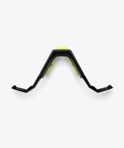 100% Europe SPEEDCRAFT / S3 Nose Bridge Kit Long Gloss Black Sunglasses Accessories